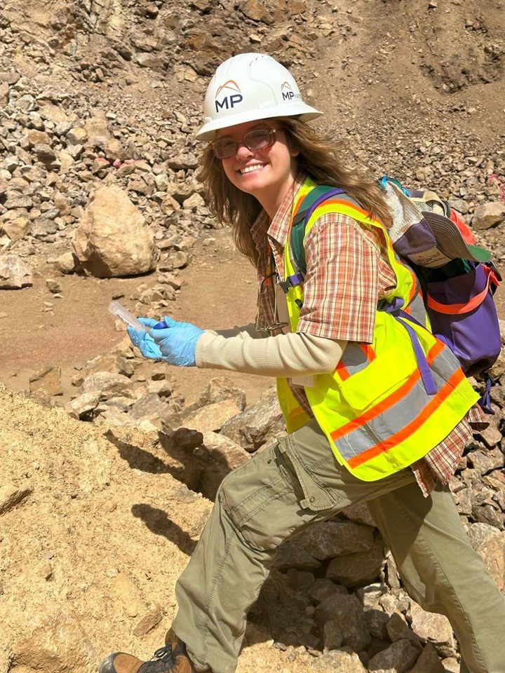 Rowan R. Terra sampling at a mine site